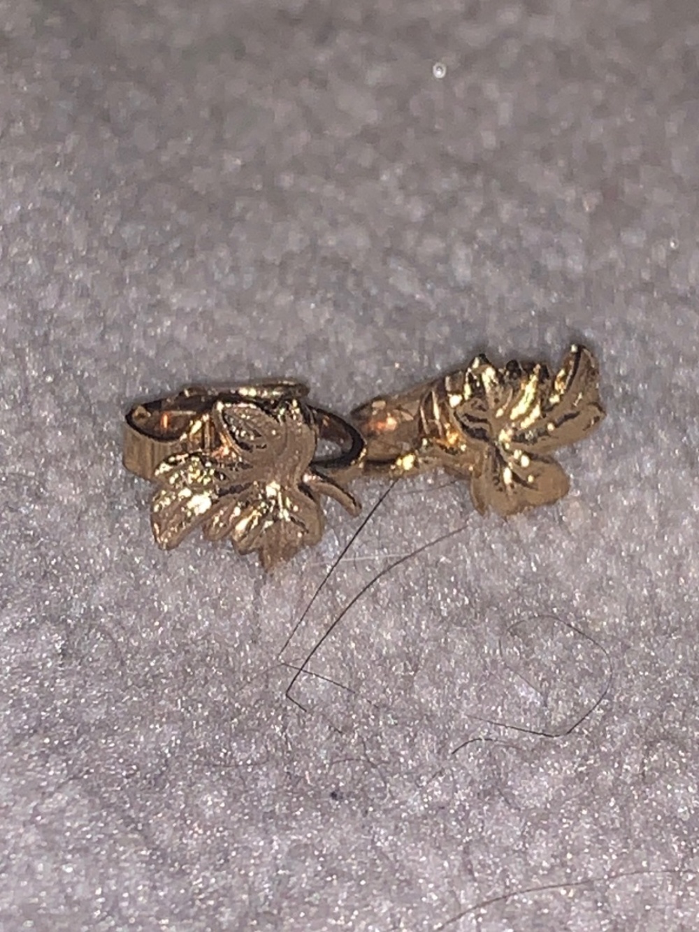 Gold Tone Leaf Clip On Earrings - Women's Jewelry